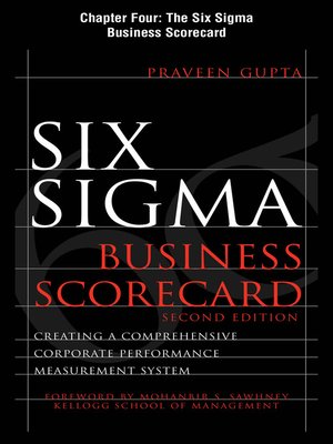 cover image of The Six Sigma Business Scorecard